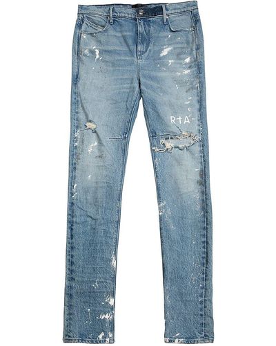 RTA Clayton Distressed Jeans - Blue
