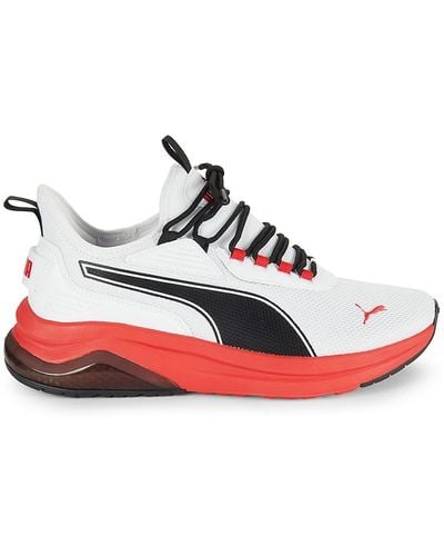 PUMA Amplifier Low Top Running Trainers - Red