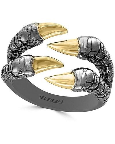 Effy 18k Goldplated Sterling Silver Ring - Metallic