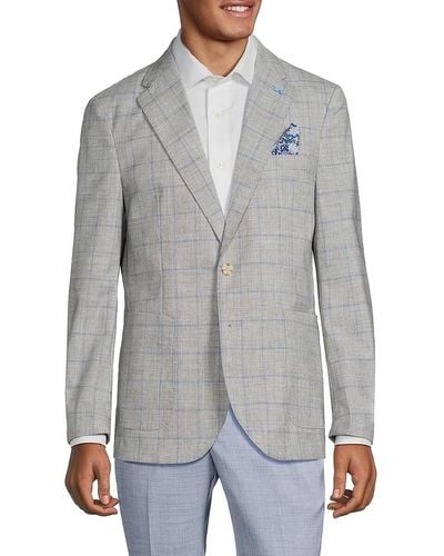 Tailorbyrd Windowpane Sportcoat - Gray
