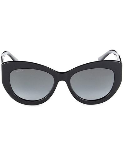 Jimmy Choo Xena 54mm Cat Eye Sunglasses - Gray