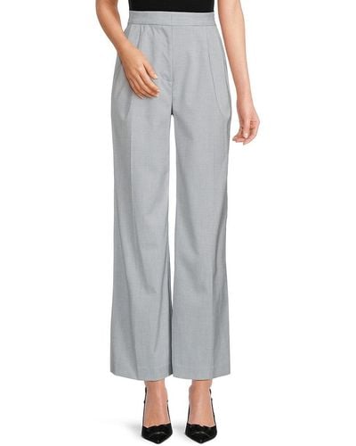 DKNY Pleated Front Trousers - Grey