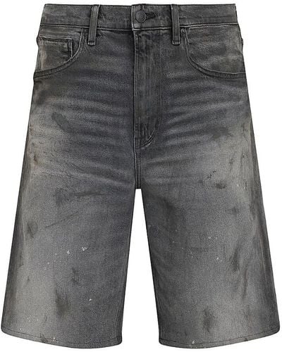 Hudson Jeans Walker Stretch Kick Denim Shorts - Grey