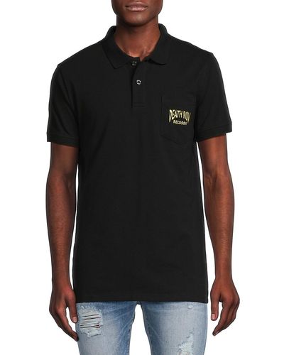 Crooks and Castles Chest Logo Polo - Black