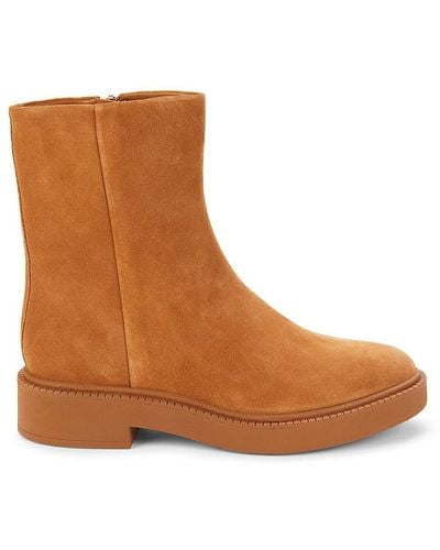 Vince Kady Suede Ankle Boots - Brown