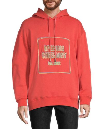 Opening Ceremony Graphic Hoodie - Red