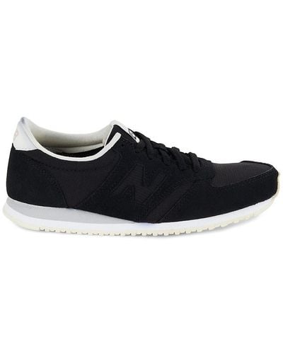 New Balance Low Top Logo Trainers - Black
