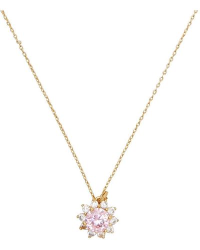 Kate Spade Sunny Halo Goldtone & Cubic Zirconia Pendant Necklace - Metallic