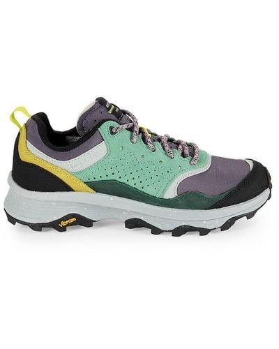 Merrell Speed Solo Colorblock Low Top Trainers - Green