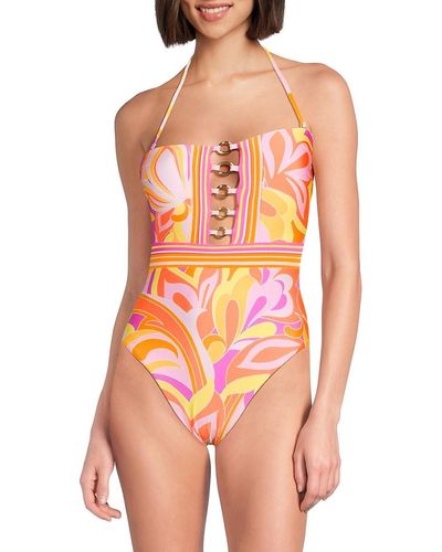 One Piece Bathing Swimsuit - Chamomile Sunshine
