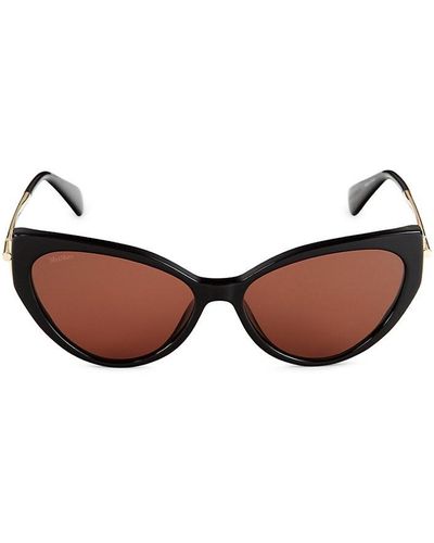 Max Mara 57mm Cat Eye Sunglasses - Brown