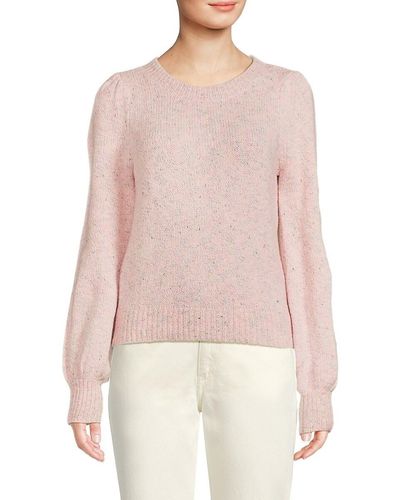 Michael Stars Rhonda Puff Sleeve Jumper - Pink