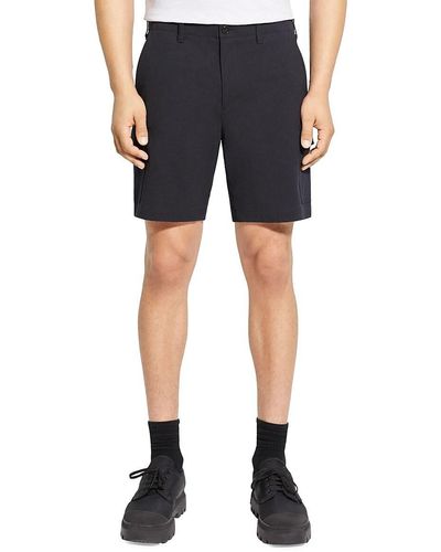 Theory Solid Cargo Shorts - Blue