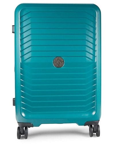 Roberto Cavalli 24-inch Expandable Hard Case Spinner Suitcase - Blue