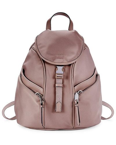 Calvin Klein Small Shay Buckle Backpack - Pink