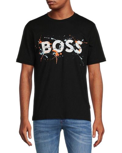 BOSS by HUGO BOSS Short sleeve t-shirts for Men | Online Sale up to 57% off  | Lyst