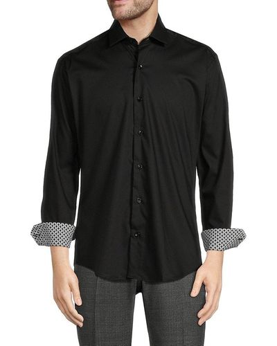 Black Bertigo Shirts for Men | Lyst