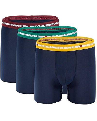 Tommy Hilfiger Boy's 2-pack Colorblock Boxer Briefs in Red for Men