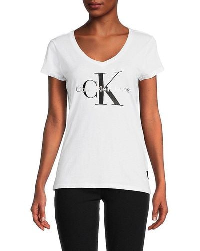Calvin Klein T-shirts for Women | Online Sale up to 73% off | Lyst