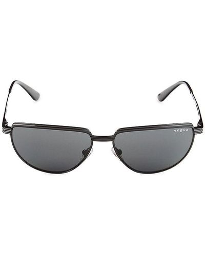 Vogue Eyewear 56mm Cat Eye Sunglasses - Black