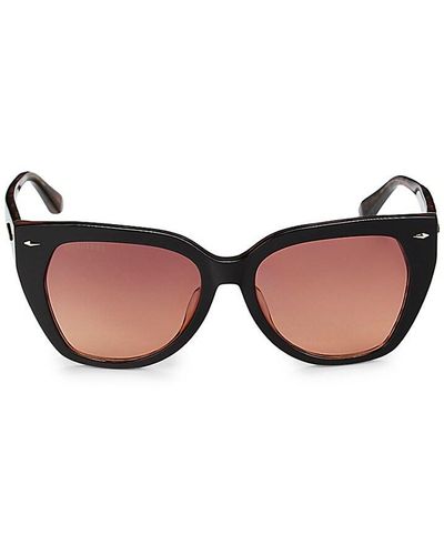 Longines 55mm Cat Eye Sunglasses - Pink