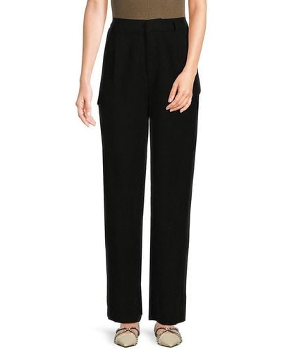 DKNY Frosted Twill Trousers - Black
