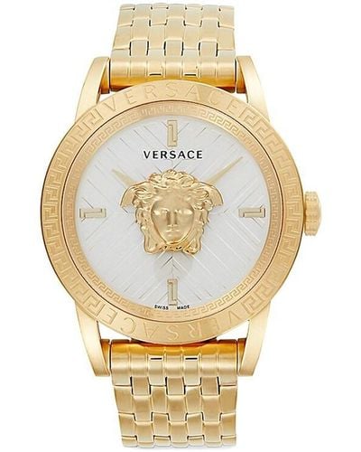 Versace 43mm Stainless Steel Bracelet Watch - Metallic