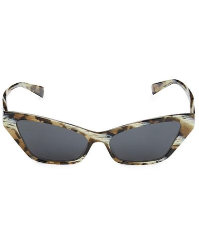Alain Mikli 57mm Cat Eye Sunglasses - Multicolour