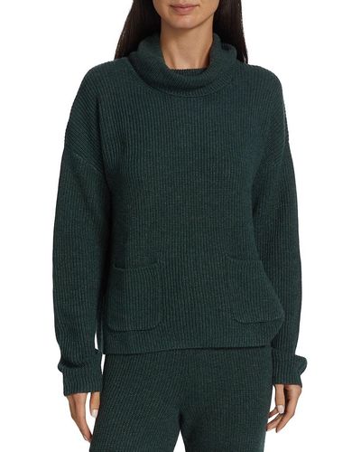 Splendid Maribel Turtleneck Sweater - Green