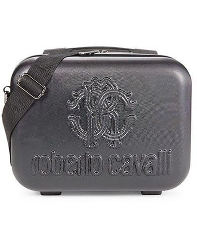 Roberto Cavalli Classic Hard Shell Cosmetic Case - Gray
