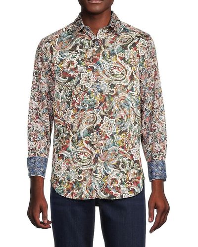 Robert Graham Paisley Button Down Shirt - Multicolour