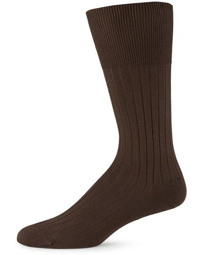Marcoliani Dress Socks - Brown