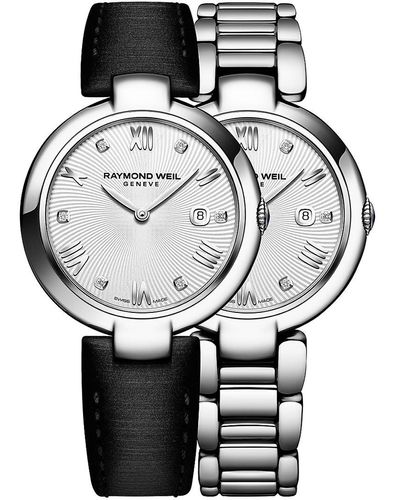 Raymond Weil Shine Stainless Steel & Diamonds Bracelet Watch - Natural