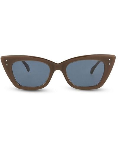 Alaïa 20Mm Cat Eye Sunglasses - Blue