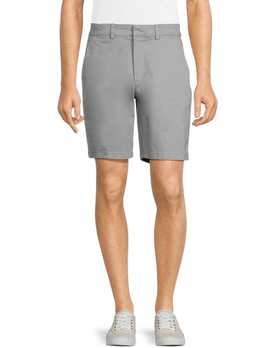 Saks Fifth Avenue Solid Shorts - Gray