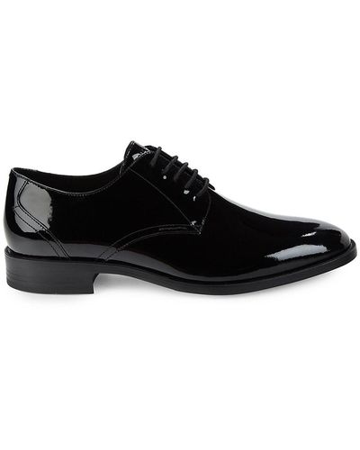 Cole Haan Hawthorne Patent Leather Derby Shoes - Black