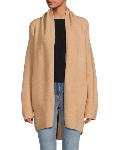 Vince Open Front Cardigan - Natural