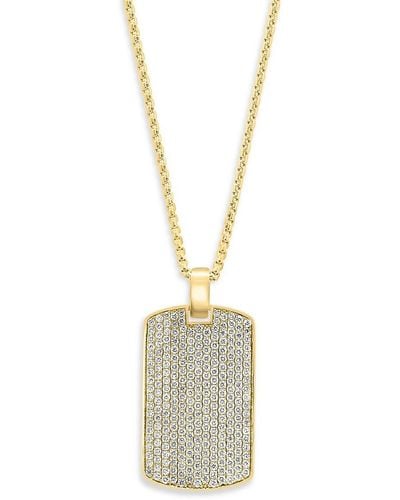 Effy 14k Yellow Gold & 2.93 Tcw Lab Grown Diamond Pendant Necklace - Metallic