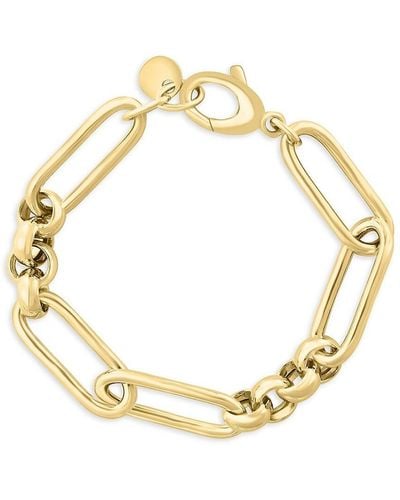 Effy ENY 14k Goldplated Sterling Silver Link Chain Bracelet - Metallic