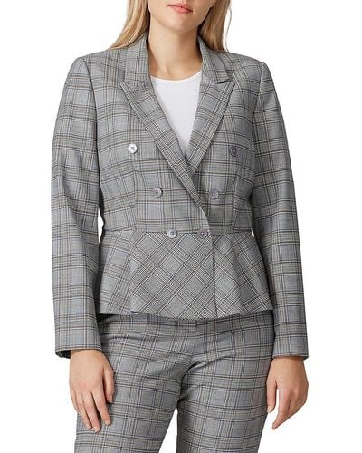 Rebecca taylor wool brushed peplum coat Clearance