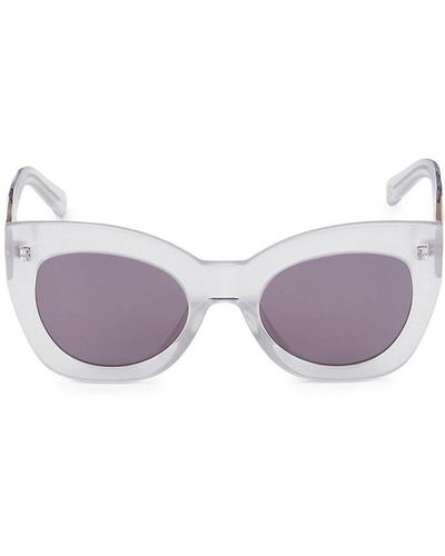 Karen Walker Northern Lights 51mm Cat Eye Sunglasses - Purple
