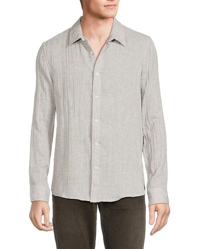 Joe's Jeans Oliver Striped Shirt - White