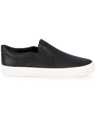 Vince Fairfax-b Leather Sneakers - Black