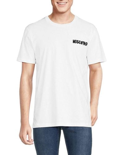 Moschino Logo Crewneck T-shirt - White