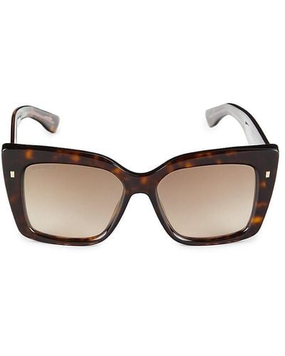 DSquared² 54mm Square Sunglasses - Brown