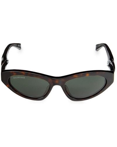 Balenciaga 54mm Cat Eye Sunglasses - Black