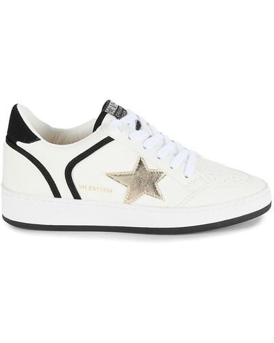 Vintage Havana Metallic Star Low Top Sneakers - White