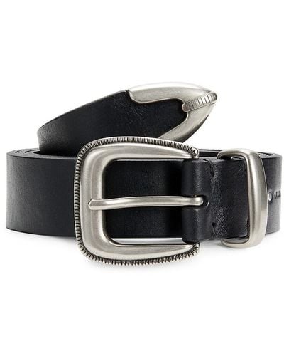 AllSaints Leather Belt - Black