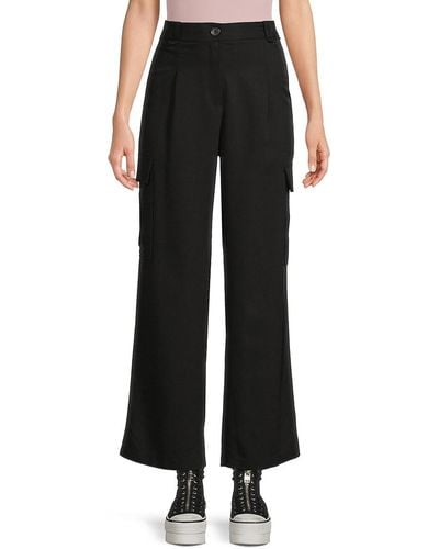 Laundry by Shelli Segal Pleated Cargo Pants - Natural