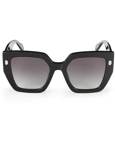 Just Cavalli 53mm Geometric Sunglasses - Grey